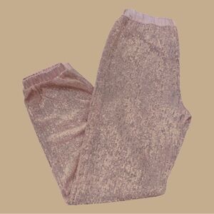 NWT 2019 VS Pink Sequin Joggers